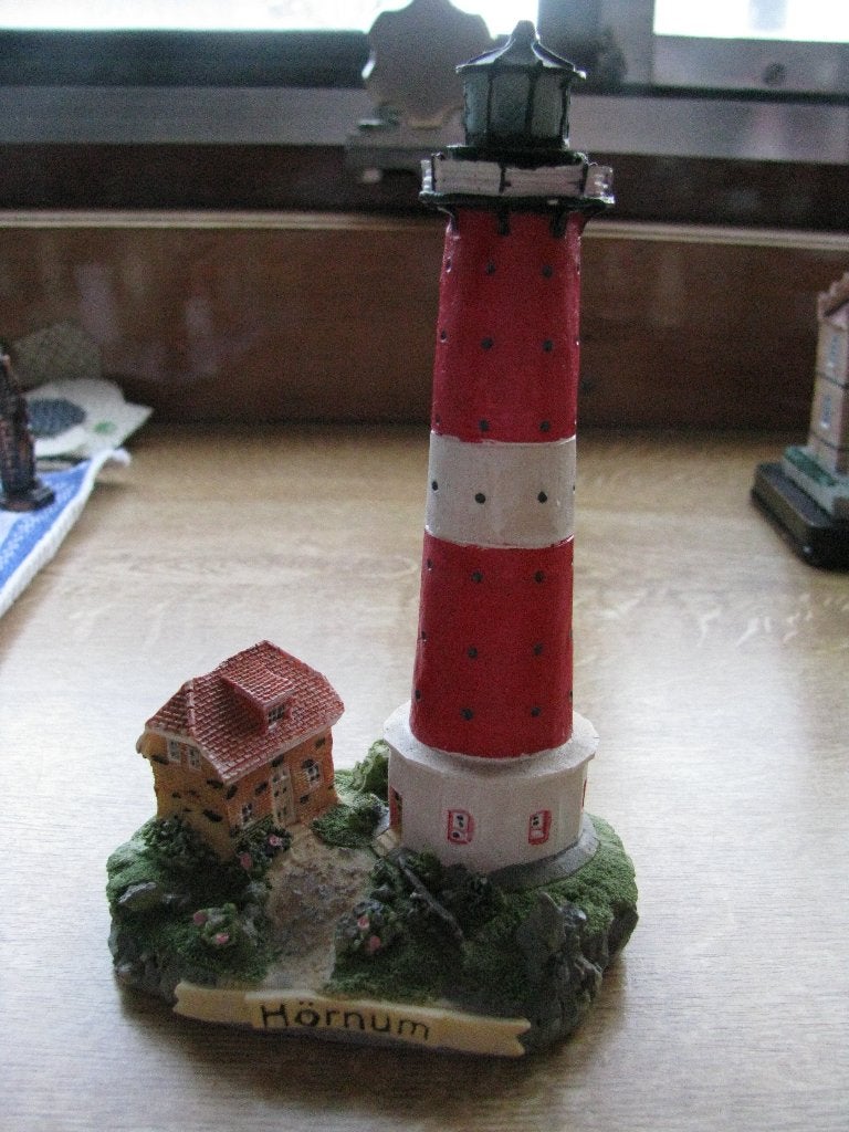 vuurtoren beeld Duitsland - Hornum huis, Ophalen of Verzenden, Zo goed als nieuw