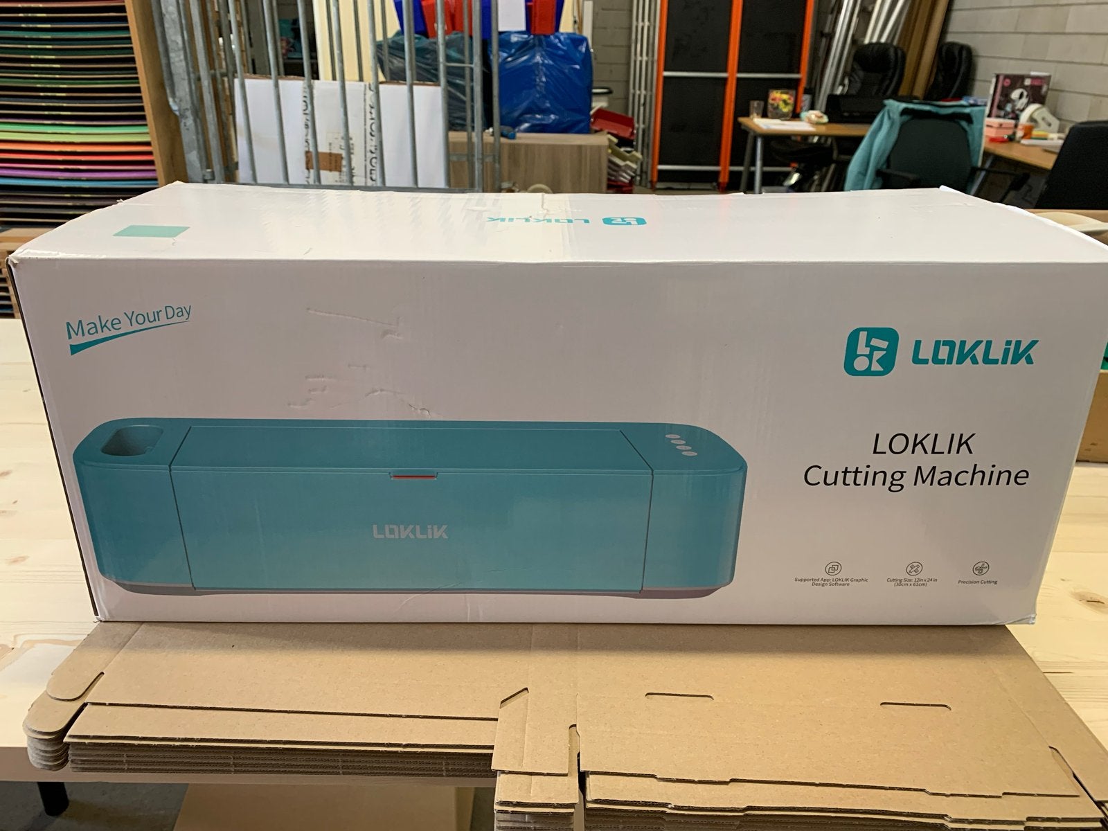 Loklik Cutting Machine - Demo Model, Ophalen of Verzenden, Zo goed als nieuw, Machine, Blauw