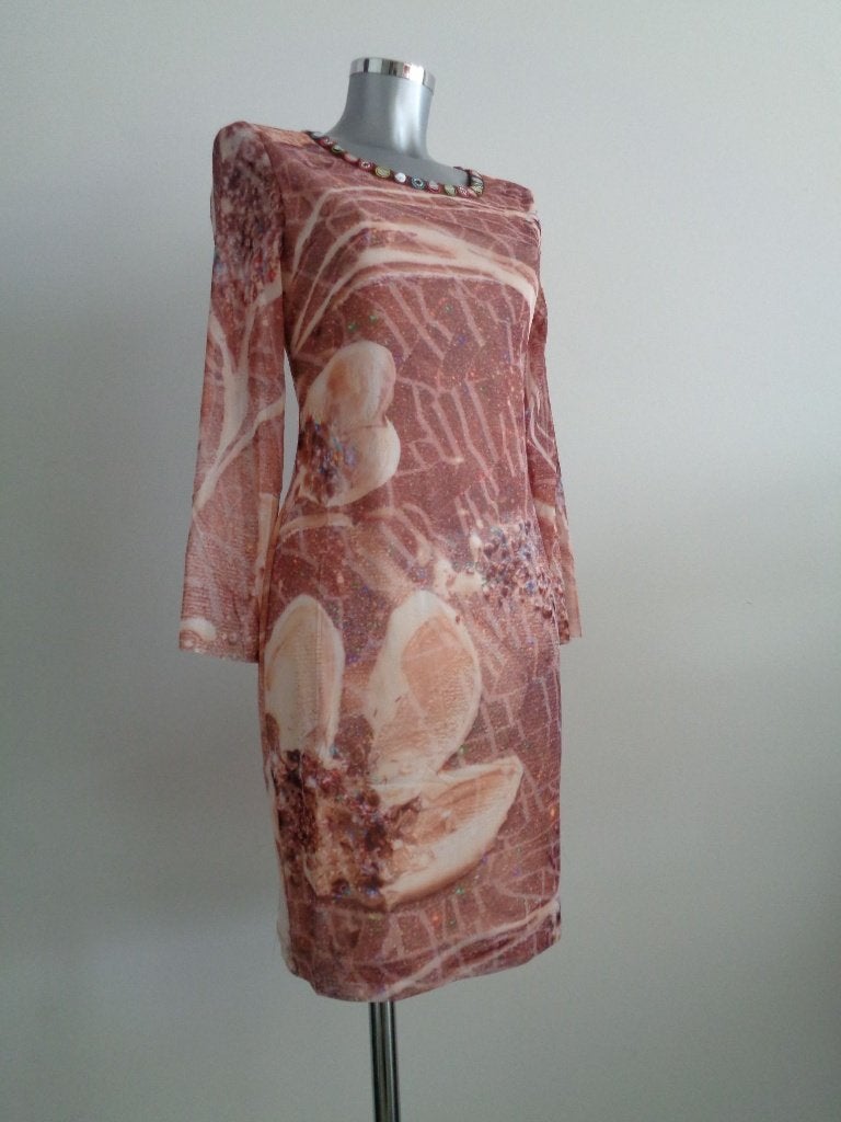 Ana Alcazar roze jurk met kralen, maat 38, Nieuw, kaartje, Maat 38/40 (M), Nieuw, Ophalen of Verzenden, Knielengte