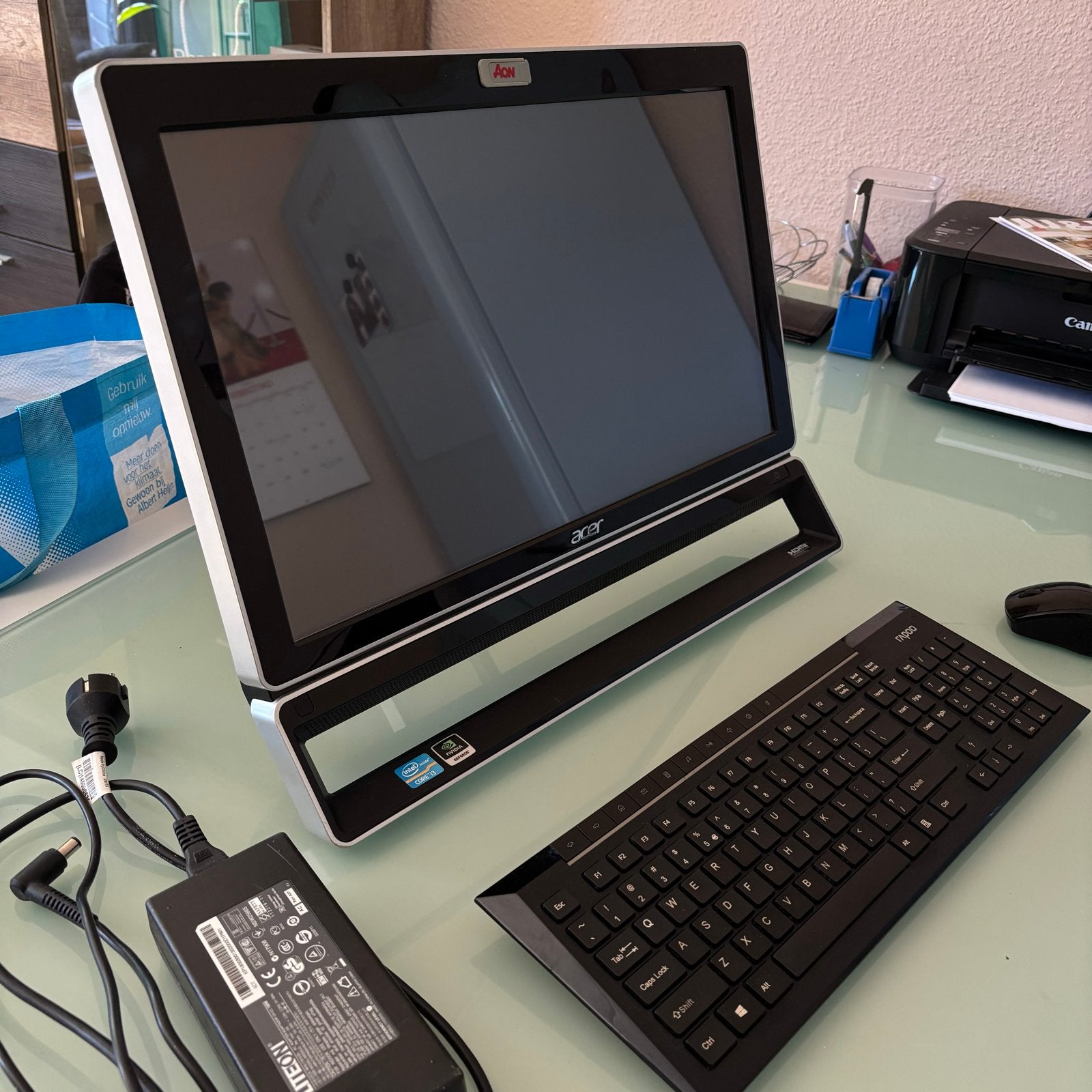 Acer Aspire Z3770 All-in-One PC met HDMI-in/out, Computers en Software, Ophalen of Verzenden, Gebruikt, Met monitor