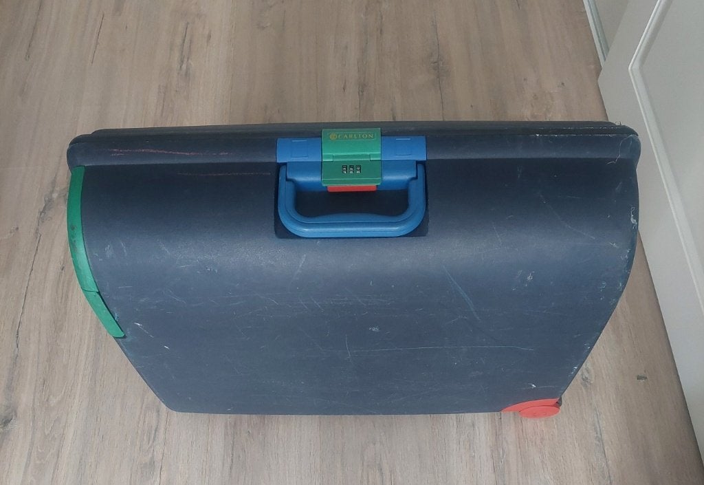 Koffer Carlton hardcase koffer, Sieraden, Tassen en Uiterlijk, Koffers, Gebruikt, Hard kunststof, 55 cm of meer, Ophalen