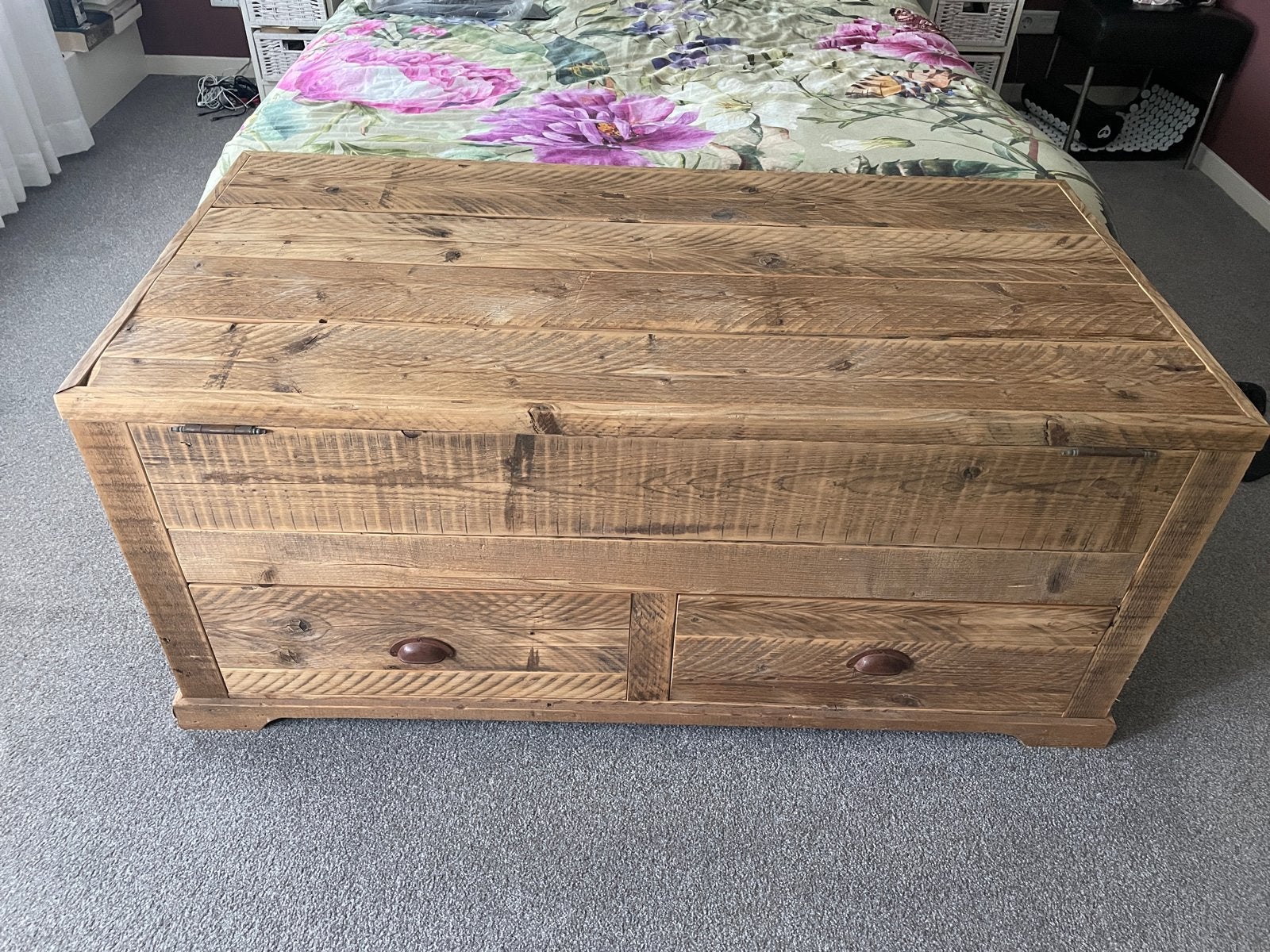 Houten tv kist met lades, Ophalen, 25 tot 50 cm, 50 tot 100 cm, Minder dan 100 cm