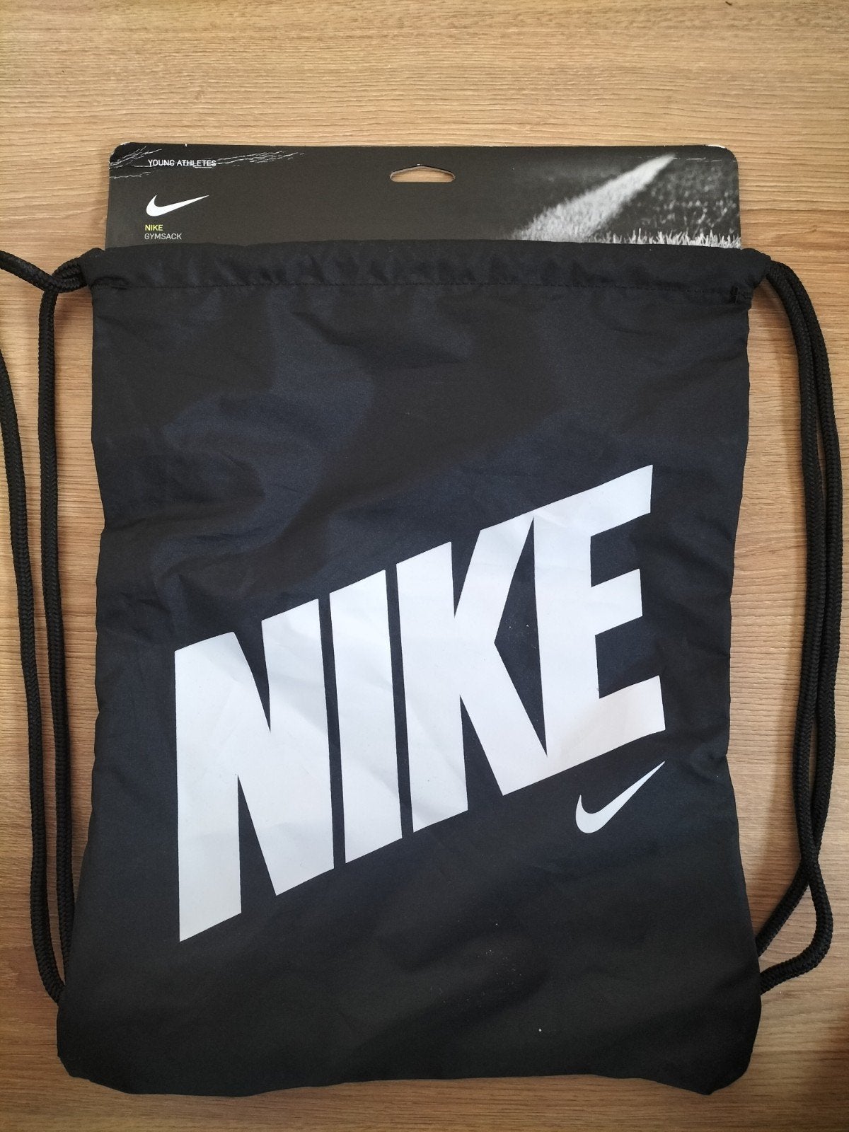 Nike Gymsack - Zwart met wit logo, Ophalen of Verzenden, Nieuw