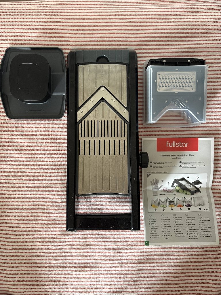 Fullstar Stainless Steel Mandoline Slicer, Ophalen of Verzenden, Zo goed als nieuw