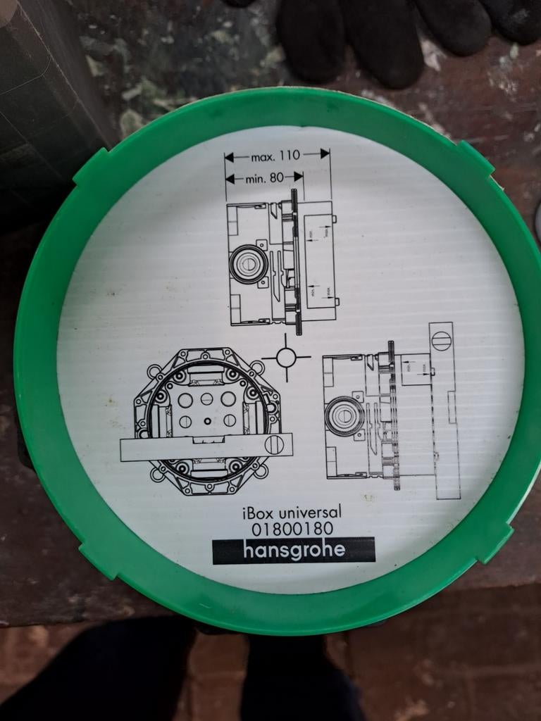 Hansgrohe iBox universal 01800180 inbouwdeel, Doe-het-zelf en Verbouw, Sanitair, Ophalen of Verzenden, Nieuw, Kraan