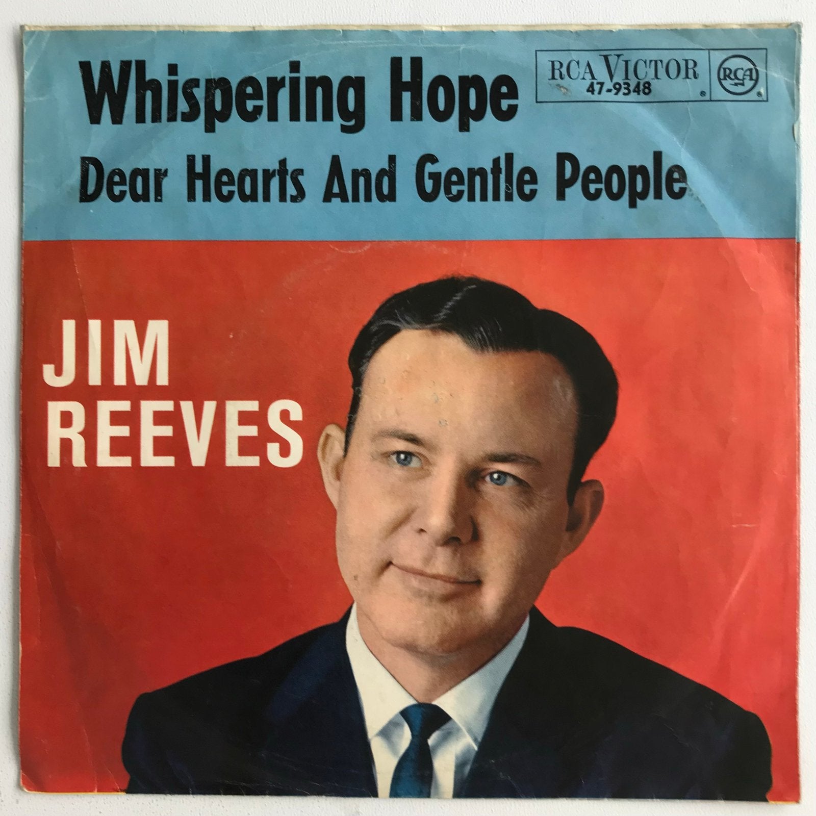 Jim Reeves - Whispering Hope / Dear Hearts And Gentle People, Gebruikt, 7 inch, Pop, EP