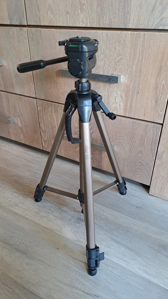 statief voor fotocamera of spotting scope  (B), Ophalen of Verzenden, Zo goed als nieuw, Driepoot