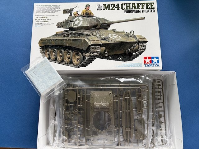 Tamiya	35391	U.S. Light Tank M24 Chaffee ETO	1/35 incl alu, Tank, Verzenden, 1:32 tot 1:50, Nieuw