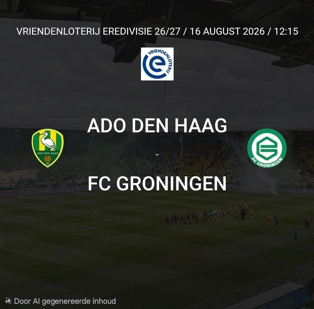 ADO Den Haag - Groningen, Tickets en Kaartjes, Eén persoon