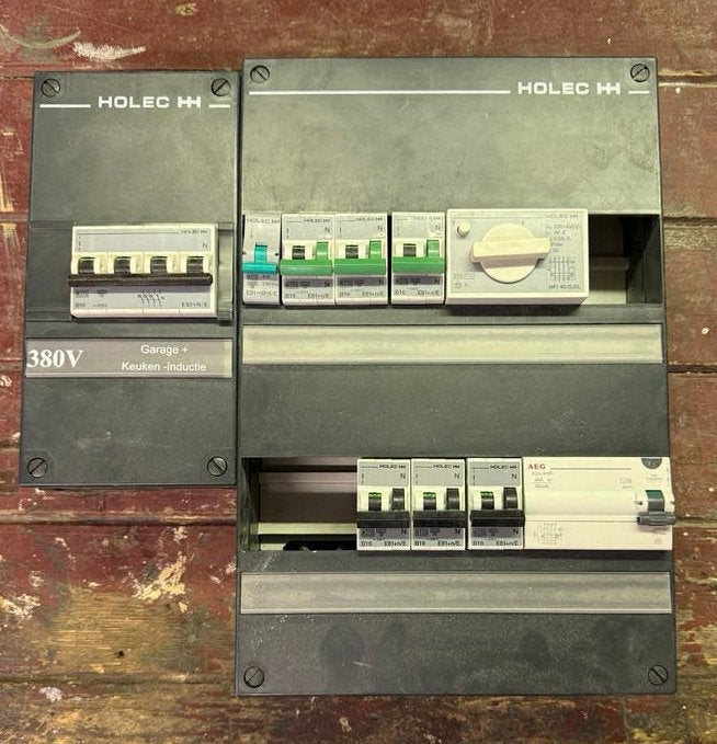 Holec (7) groepenkast met 380V groepenkast, Ophalen, Gebruikt, Overige typen