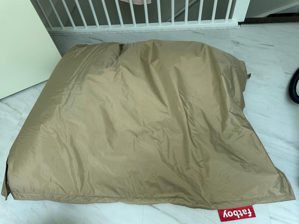fatboy zitzak, Huis en Inrichting, Zitzakken, Ophalen, Zo goed als nieuw, Beige, Zitzak