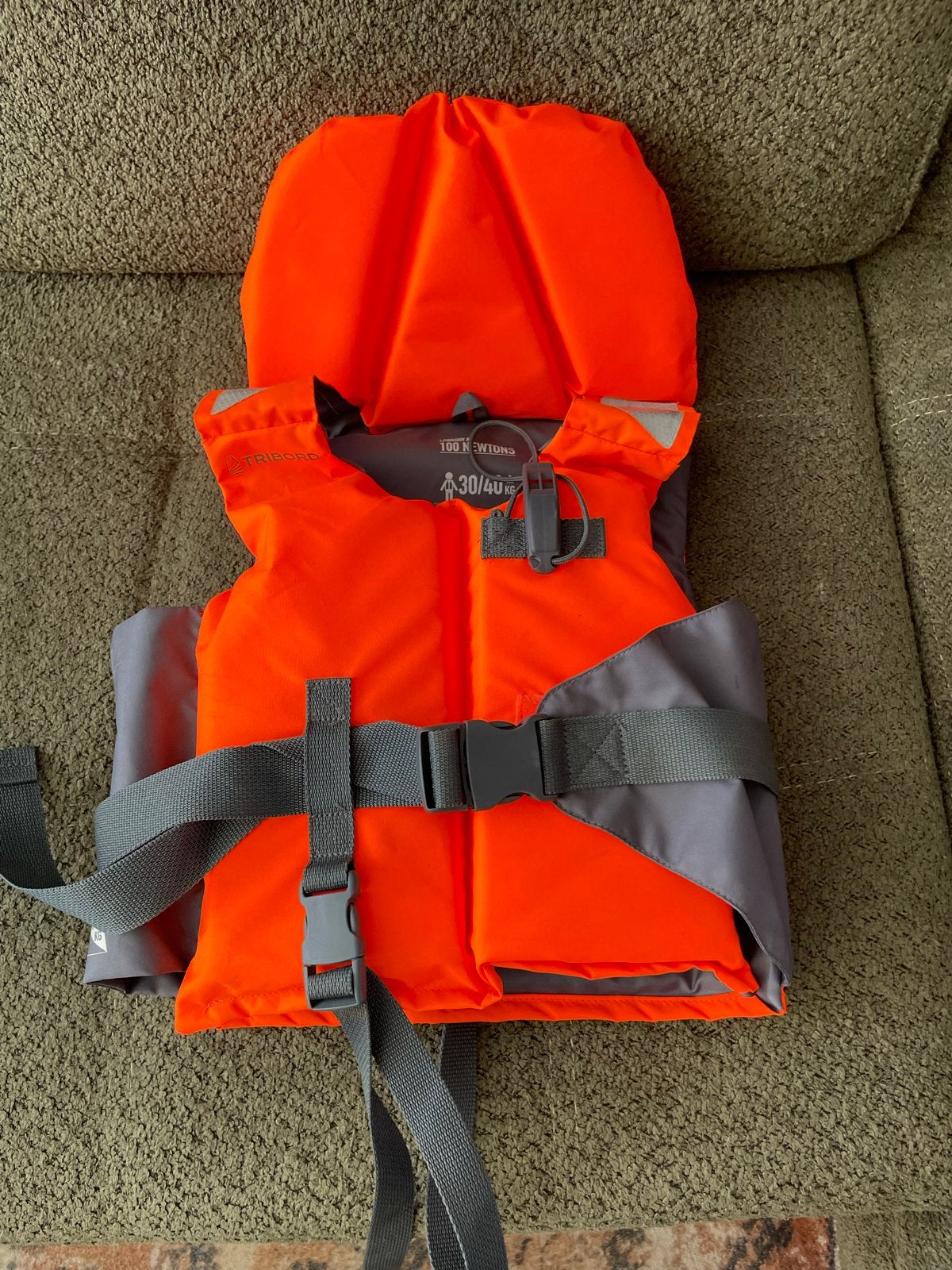 Nieuw Tribord Kinder Zwemvest 30-40 kg met fluit en reflecto, Ophalen, Nieuw, Kind, Reddingsvest of Zwemvest