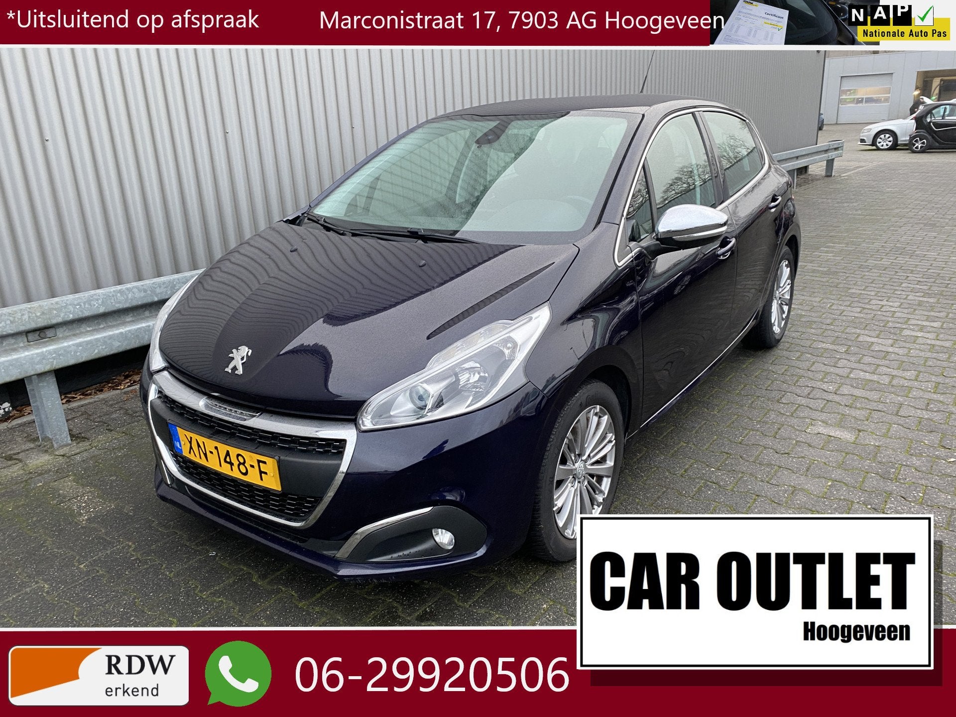 Peugeot 208 1.2 PureTech GT-line AUTOMAAT, 133Dkm, Apple Car, Auto's, Stof, Gebruikt, Euro 6, 1199 cc