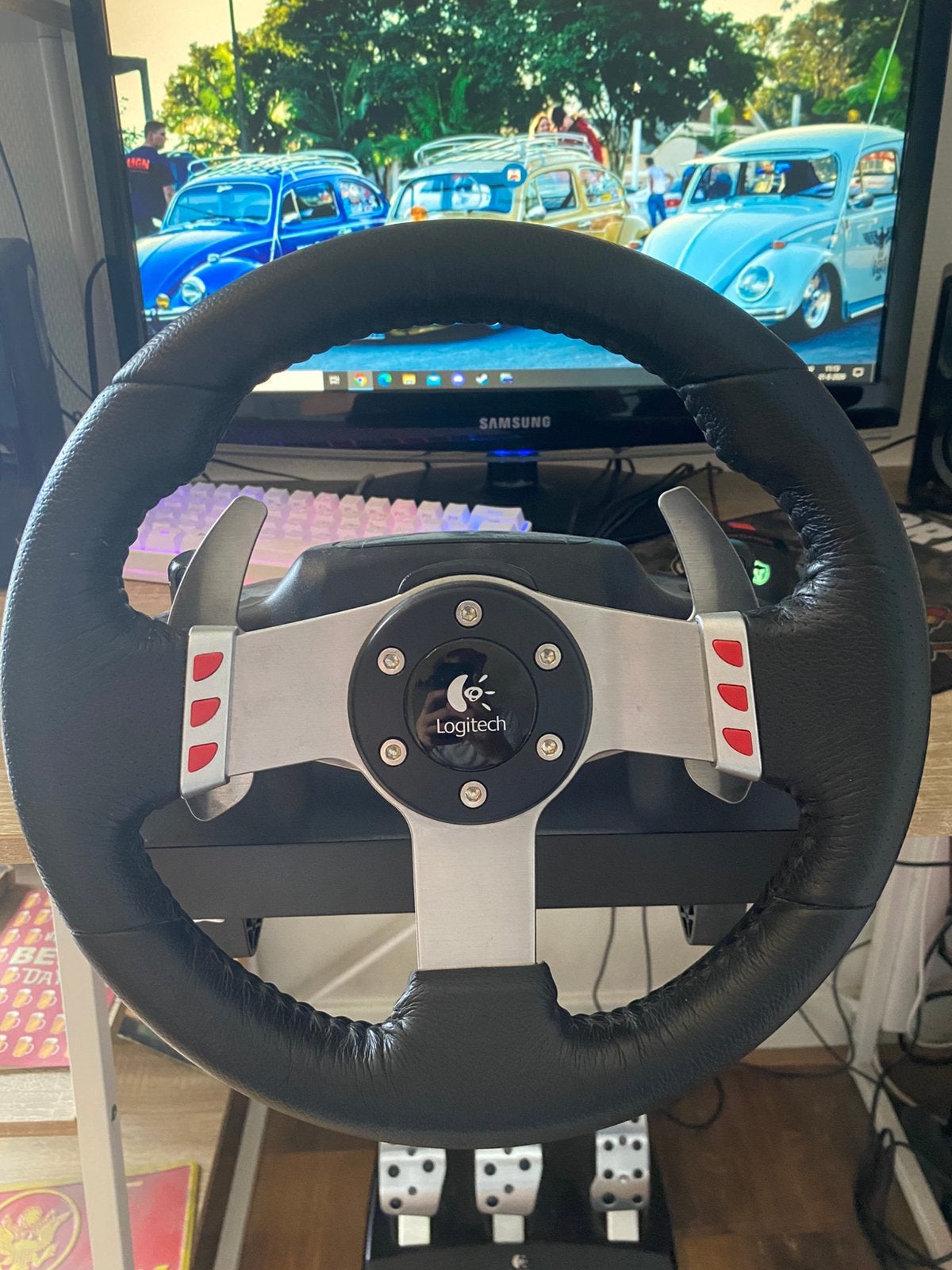 Logitech g27 + shifter, Ophalen of Verzenden, Gebruikt, Stuur of Pedalen