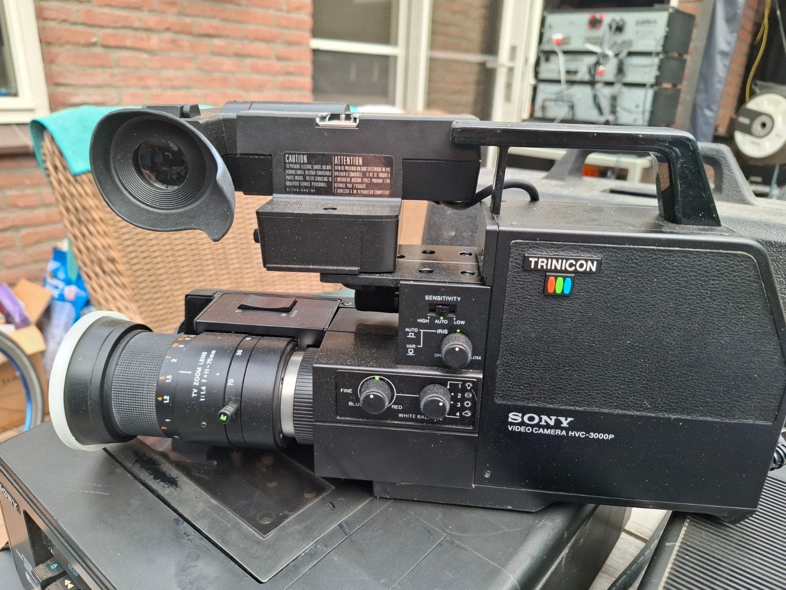 Vintage Sony Trinitron HVC-3000P Video Camera Set, Ophalen of Verzenden