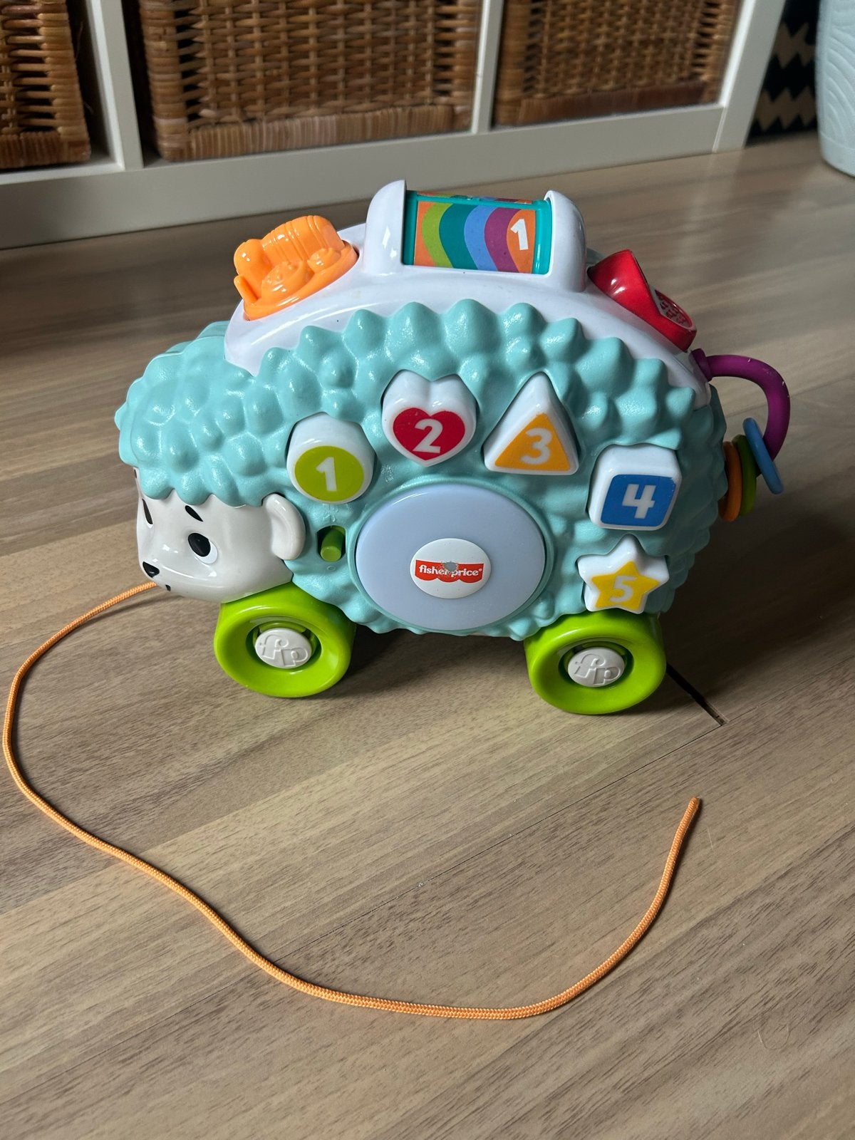 Fisher-Price Muzikale Egel met Licht en Geluid, Ophalen, Zo goed als nieuw, Overige typen, Met licht