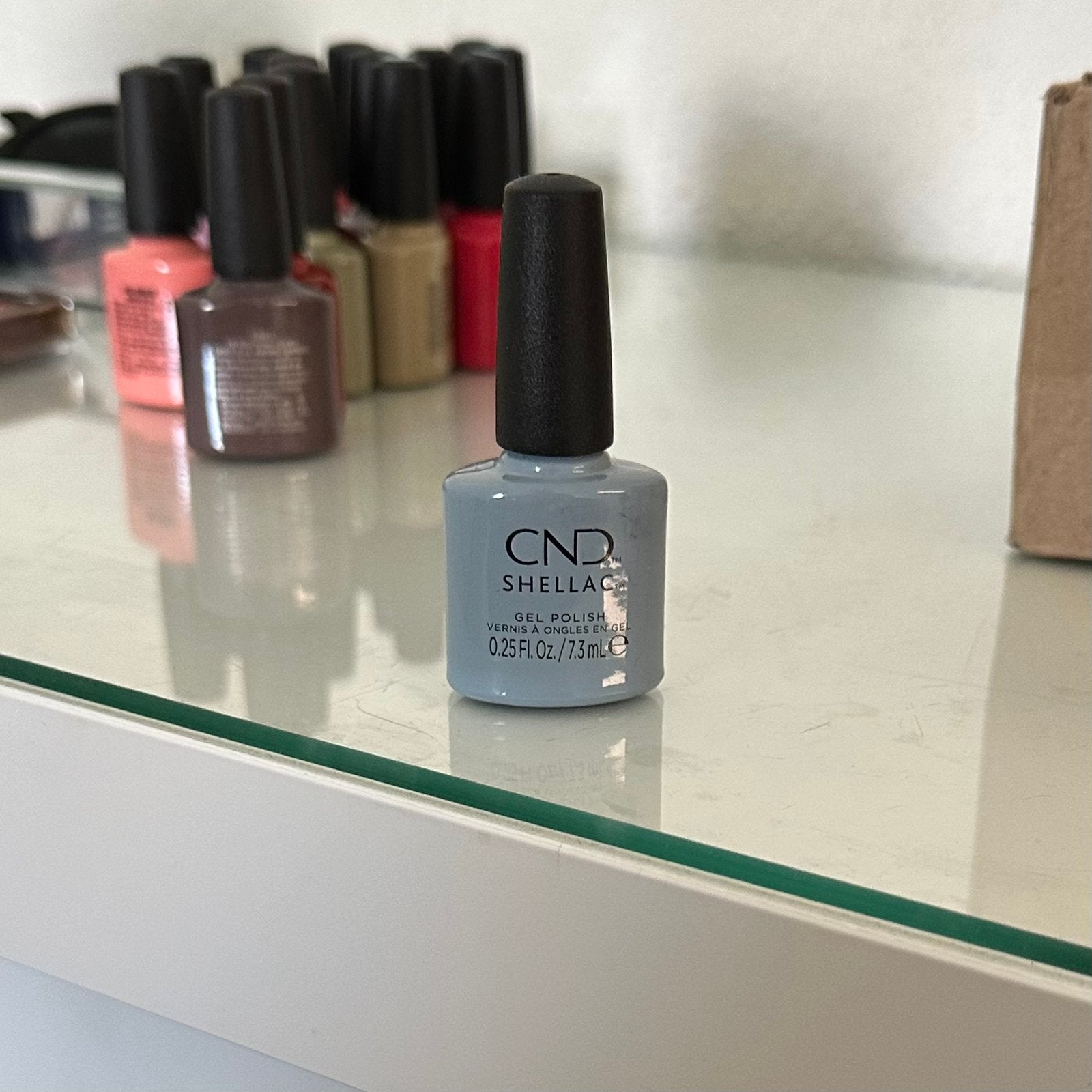 CND shellac frosted seaglass, Ophalen of Verzenden, Zo goed als nieuw, Handen en Nagels