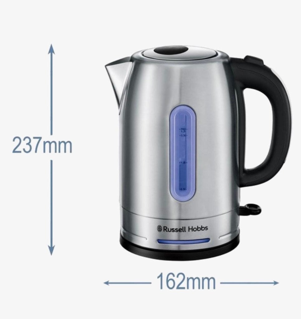 Russell Hobbs Quiet Kettle - Nieuw in doos, 1 tot 2 liter, Info@russellhobbs.com, Nieuw, Ophalen of Verzenden
