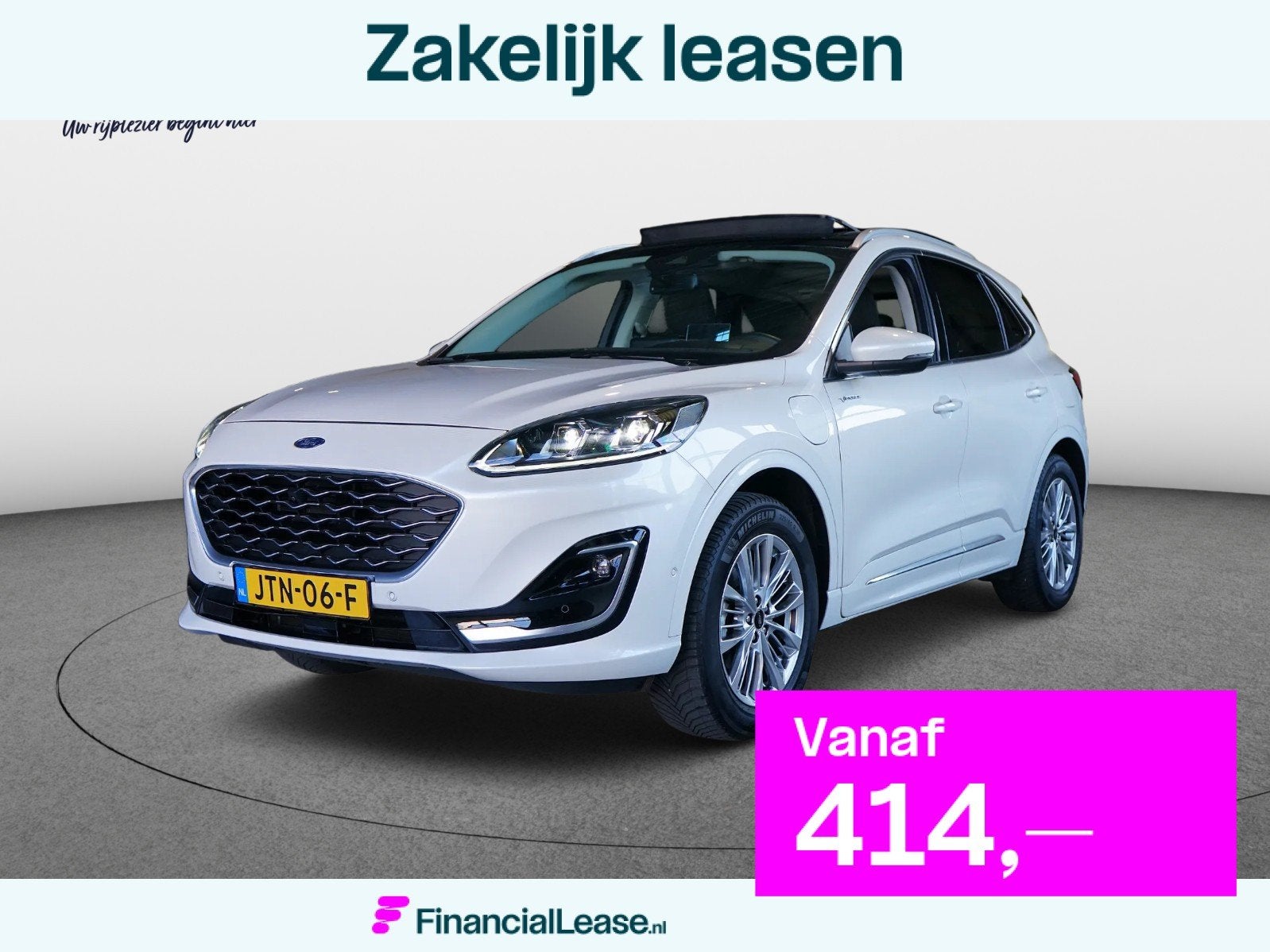 Ford KUGA 2.5 PHEV Vignale|PANO|LEDER|STOEL/STUURVERW|NAVI|B