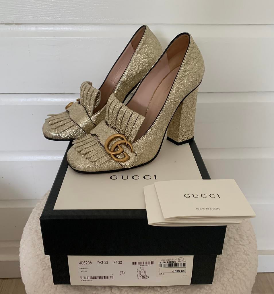 Gucci Marmont GG pumps als NIEUW - ORIGINEEL, Ophalen, Pumps, Overige kleuren, Zo goed als nieuw