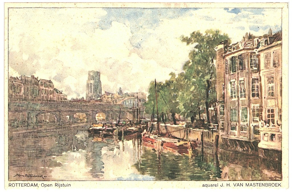 805416 Rotterdam Open Rijkstuin Nette  kaart Onbeschreven