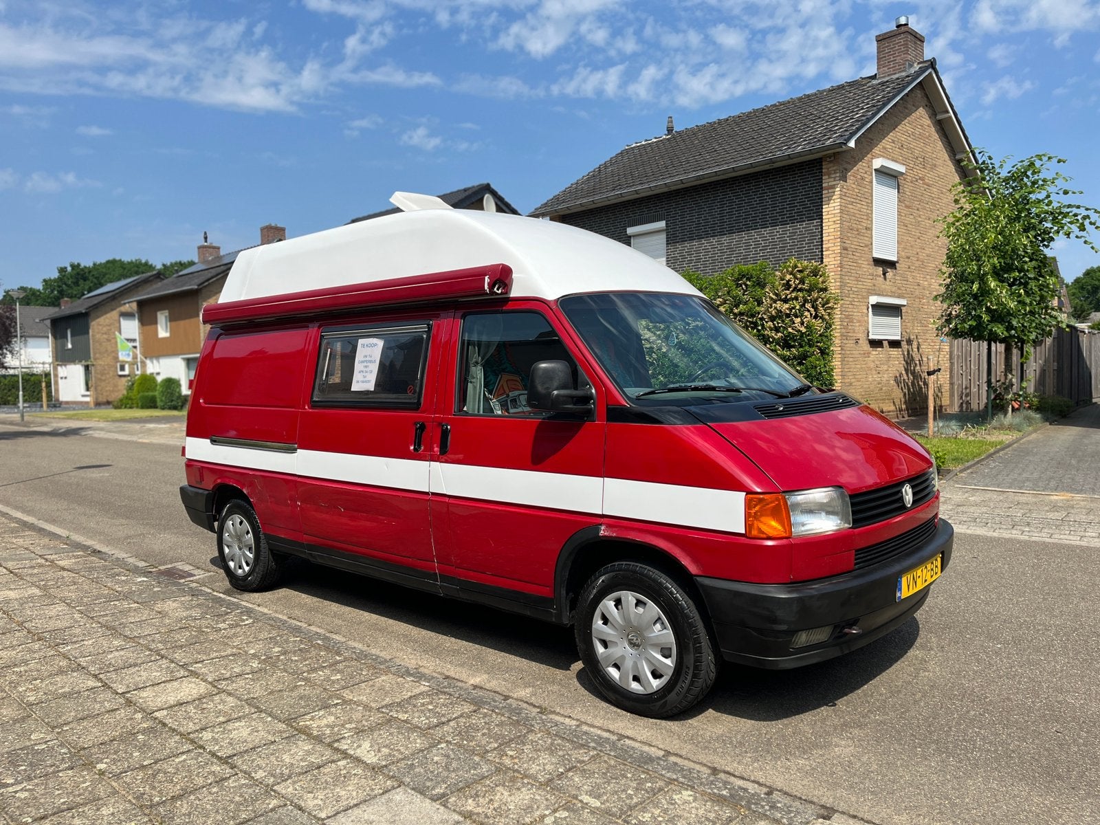 VW T4 camperbus (camperkenteken) APK 2028, Chemisch toilet, Buscamper of Camperbus, Volkswagen, Luifel