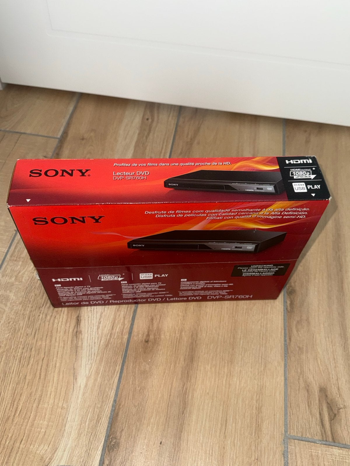 Sony DVP-SR760H DVD-speler met HDMI en USB Play, Audio, Tv en Foto, Ophalen of Verzenden, Nieuw, Dvd-speler, Sony