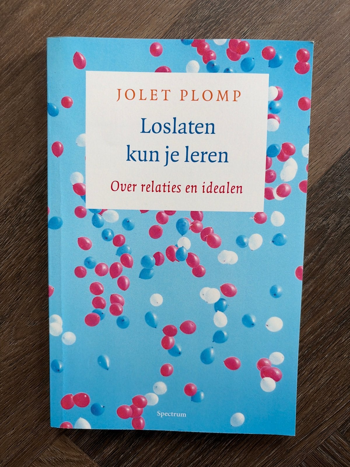 Loslaten kun je leren - Jolet Plomp (Psychologie), Ophalen of Verzenden, Zo goed als nieuw, Klinische psychologie