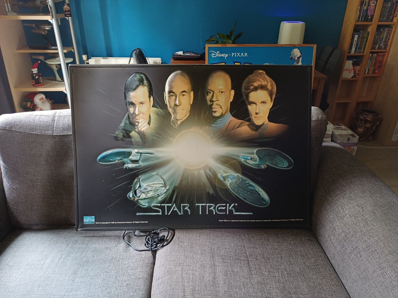 star trek plastic 3d poster, Verzamelen, Posters, Ophalen, Film en Tv