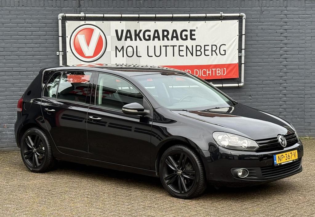 VOLKSWAGEN Golf 1.4 80PK 5D, AIRCO, LMV, ALL SEASON, Euro 5, Stof, Gebruikt, Zwart