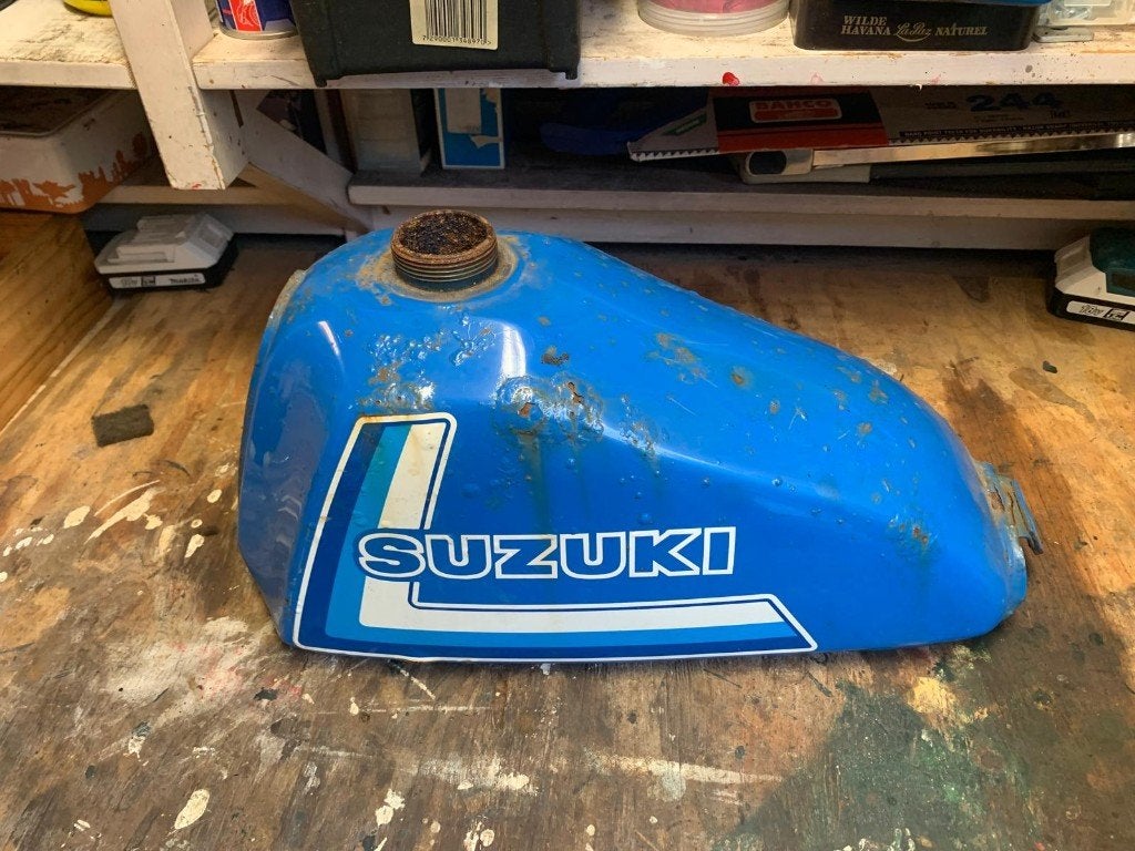 originele tank suzuki ts50er, Fietsen en Brommers, Ophalen of Verzenden, Gebruikt, Tank, Suzuki