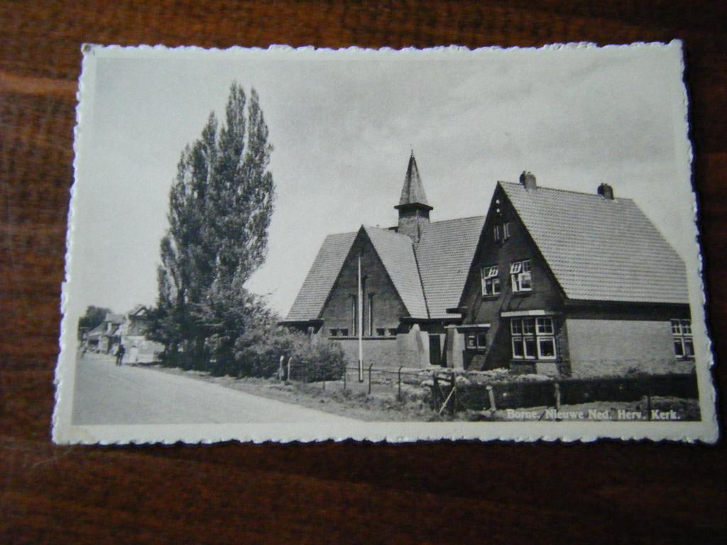 X35 - Borne - Nieuwe NH Kerk - Mooi/Oud, Ophalen of Verzenden, 1940 tot 1960