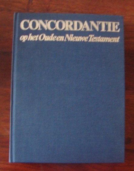 CONCORDANTIE OP HET OUDE EN NIEUWE TESTAMENT (zie foto’s), Ophalen of Verzenden, Zo goed als nieuw, Christendom | Katholiek