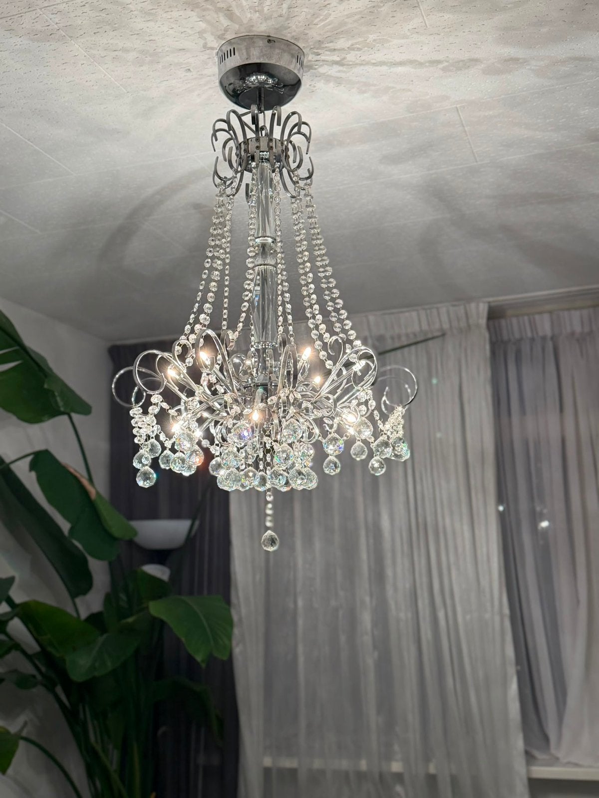 Kroonluchter - luxe hanglamp, Ophalen, Gebruikt