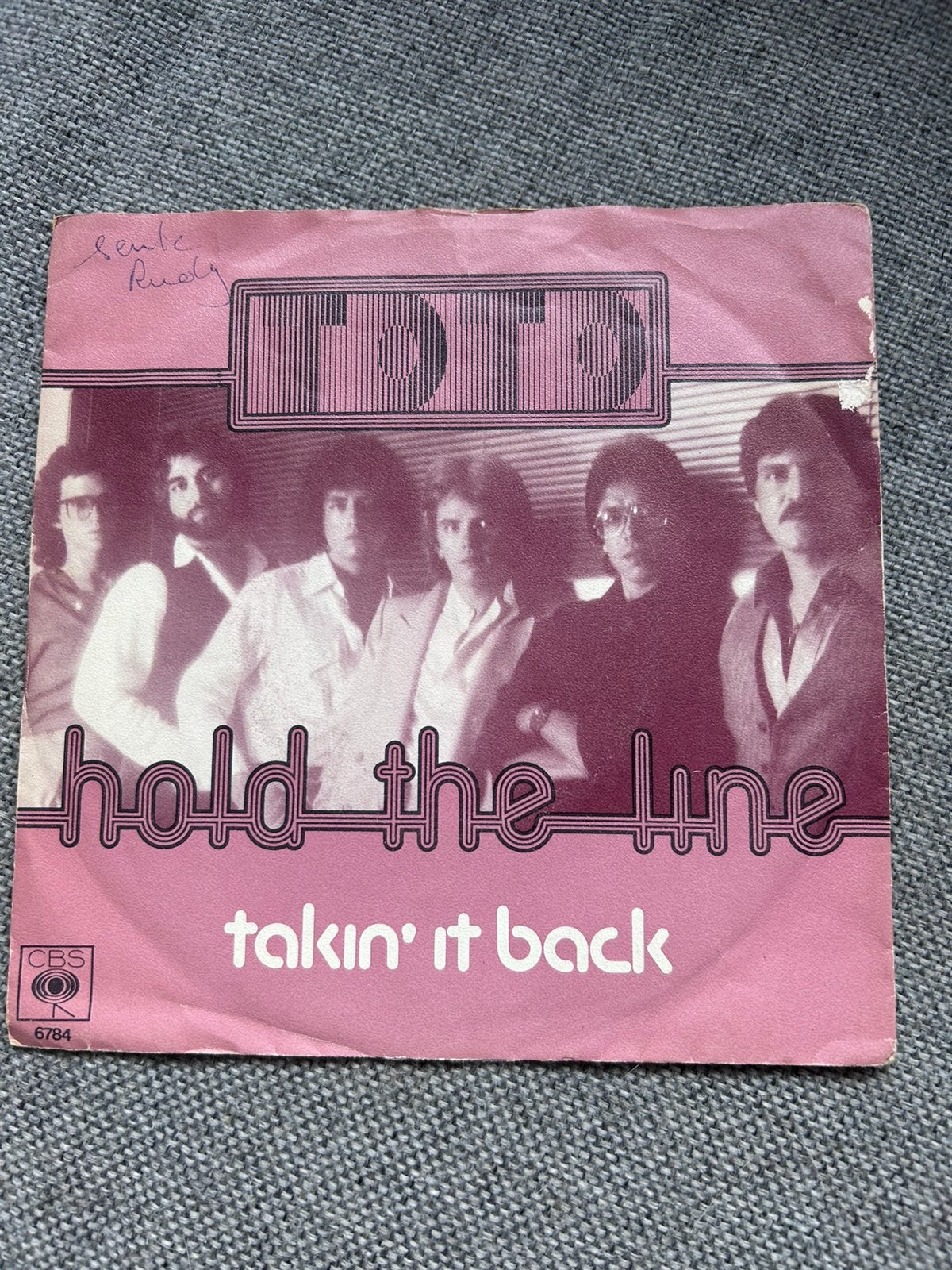 Toto Hold The Line, Cd's en Dvd's, Ophalen of Verzenden, Zo goed als nieuw, 7 inch, Pop