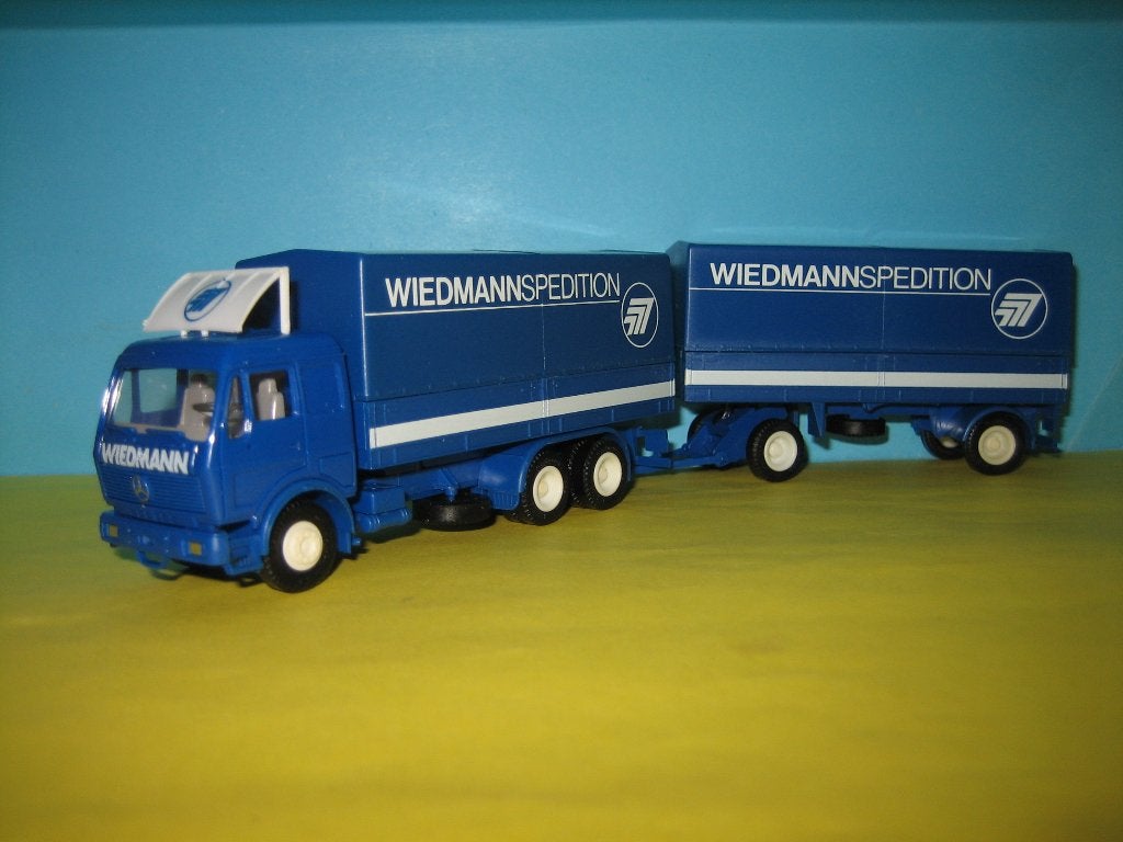 Wiedmann  MERCEDES combi  Herpa, Ophalen of Verzenden, Zo goed als nieuw, Bus of Vrachtwagen, Herpa
