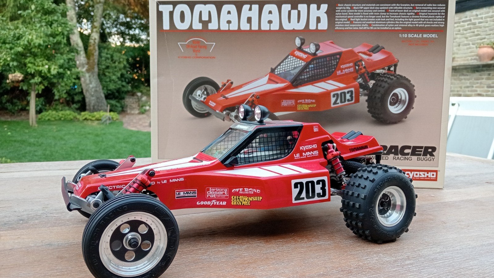 Kyosho Tomahawk origineel, Hobby en Vrije tijd, Modelbouw | Radiografisch | Auto's, Elektro, Auto offroad, Nieuw, Ophalen of Verzenden