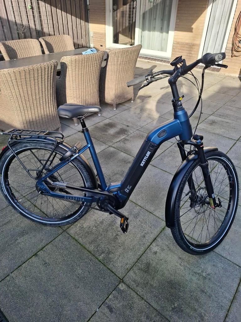 Electrische Dames fiets Kettler QUADRIGA DUO E-TR BELT, Nieuw, 51 tot 55 cm, 50 km per accu of meer, Ophalen