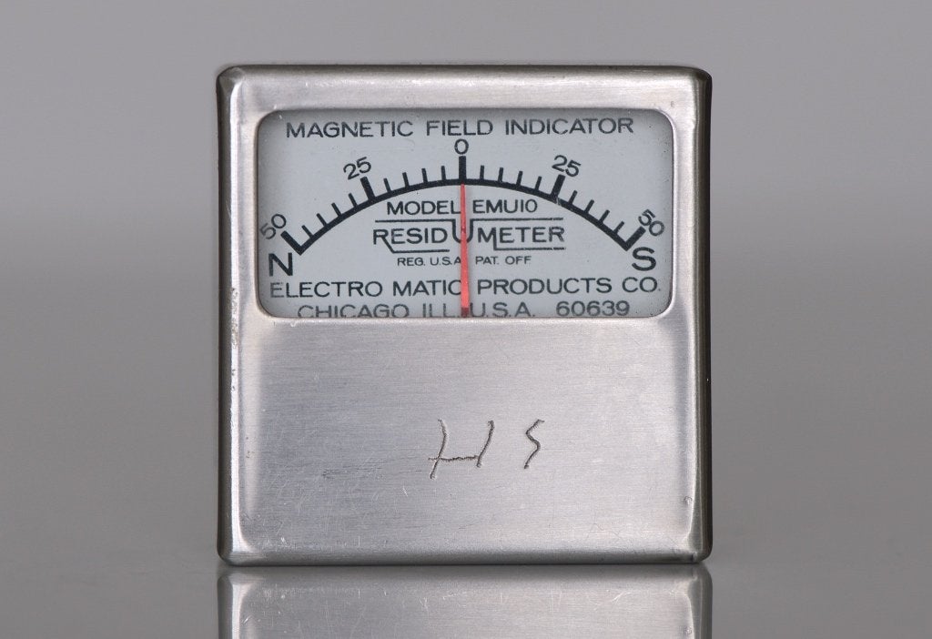 ✅ GAUSSMETER magneto- flux- teslameter retro ca. 1960, Ophalen of Verzenden, Gebruikt, Overige meters