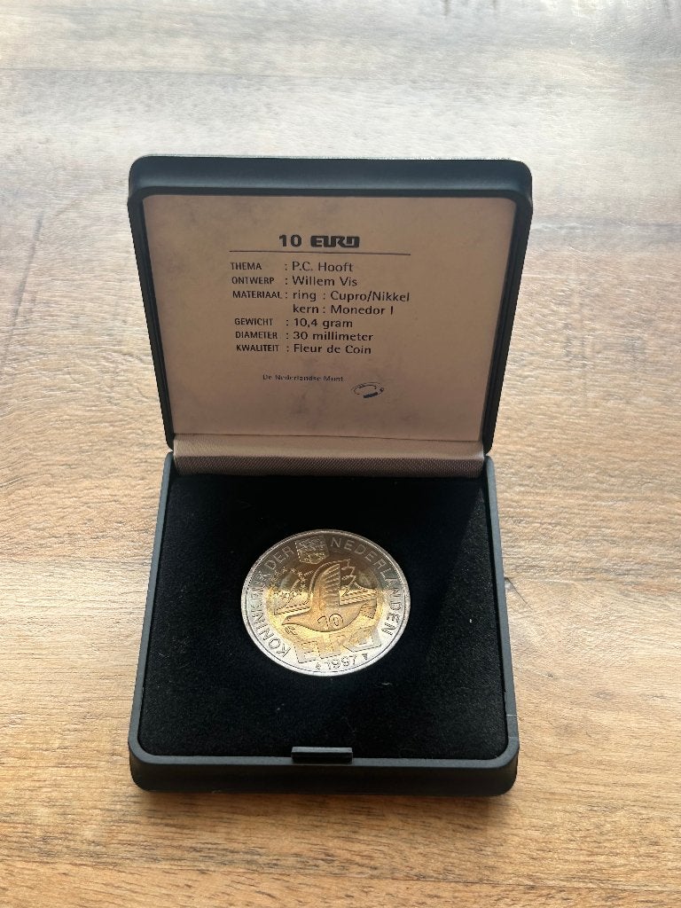 10 euro 1997, Willem Vos, Postzegels en Munten, Munten | Nederland, Ophalen of Verzenden, Koningin Beatrix, Euro's
