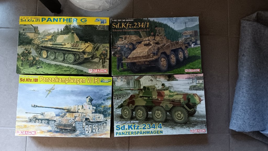 1/35 Dragon kits, Overige merken, Tank, Verzenden, 1:32 tot 1:50