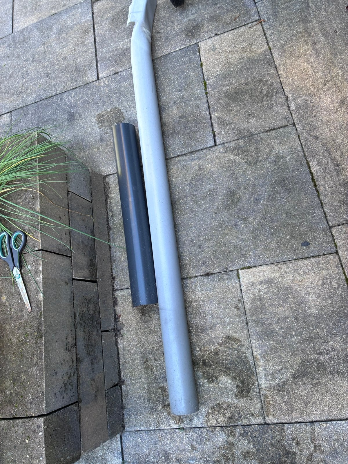 Gratis reststukken pvc buis, Ophalen, Pvc, 60 tot 80 mm, Zo goed als nieuw