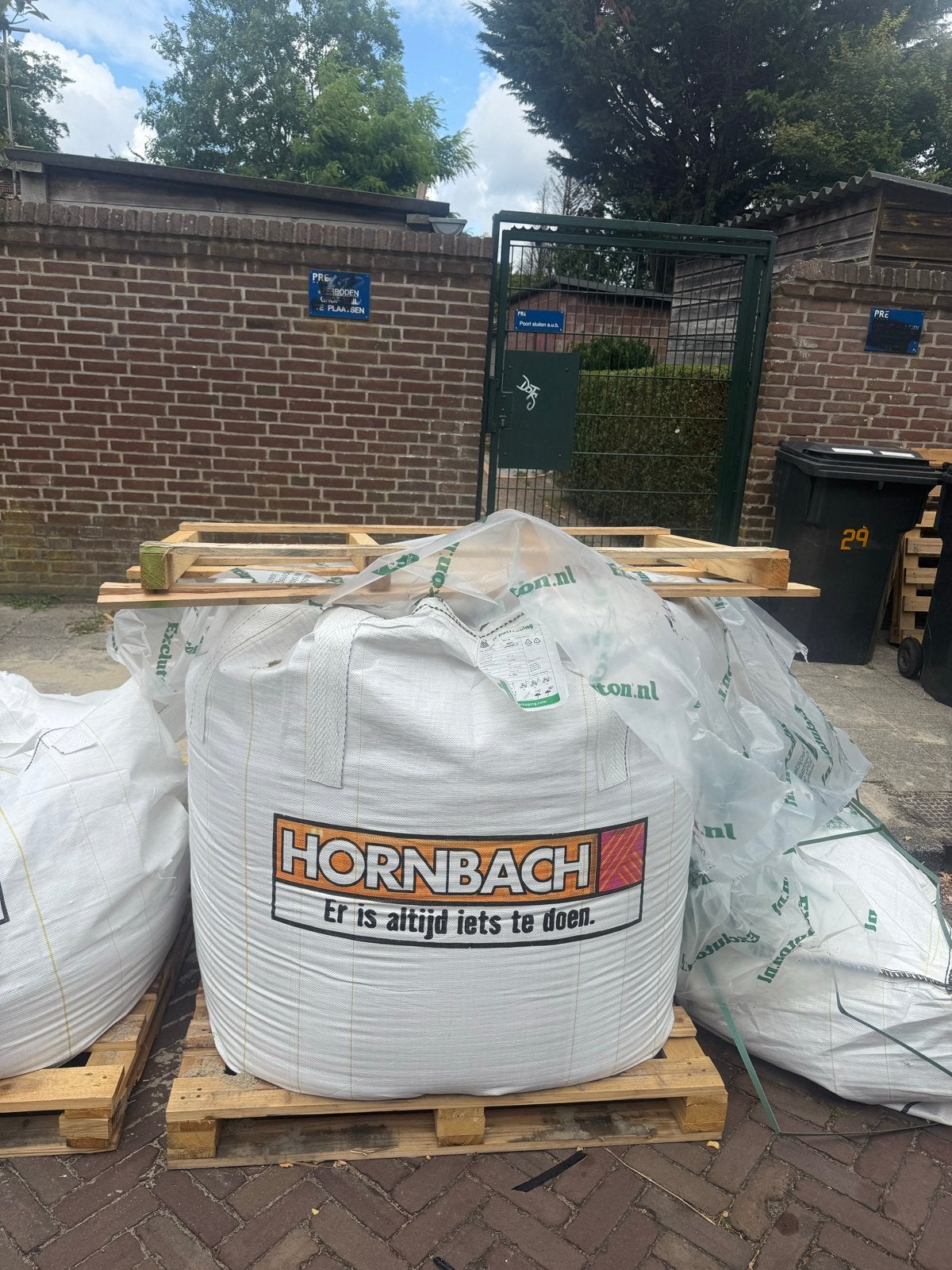 Big Bag zand/grind - Hornbach - 1500 kg, Ophalen, Nieuw