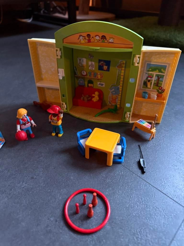 Playmobil meeneembox kinderopvang, Ophalen of Verzenden, Zo goed als nieuw