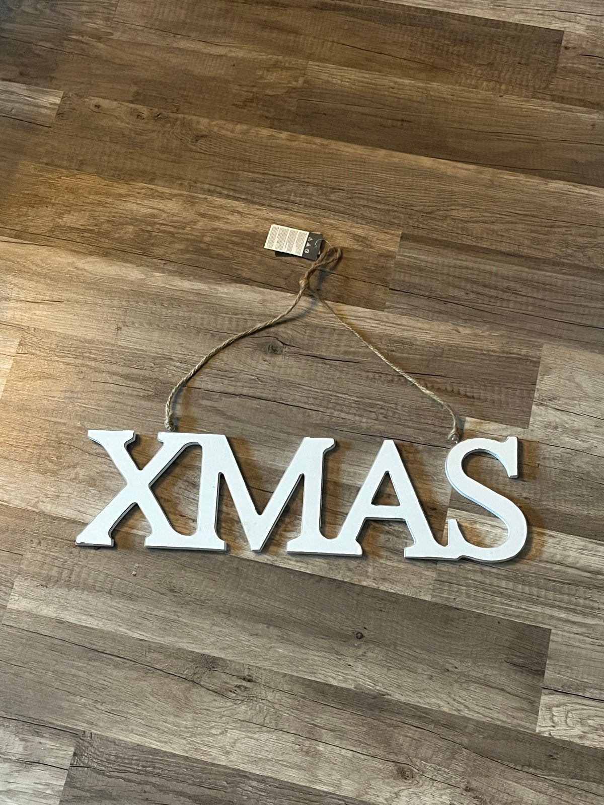 Xmas bord van hout, Ophalen of Verzenden, Gebruikt