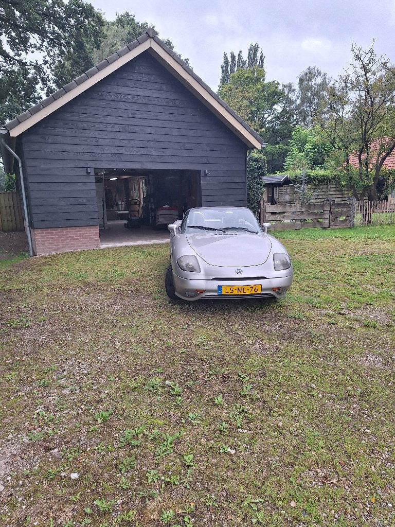Fiat Barchetta 1.8 16V 1995 Grijs, Voorwielaandrijving, Zwart, 4 cilinders, Cabriolet