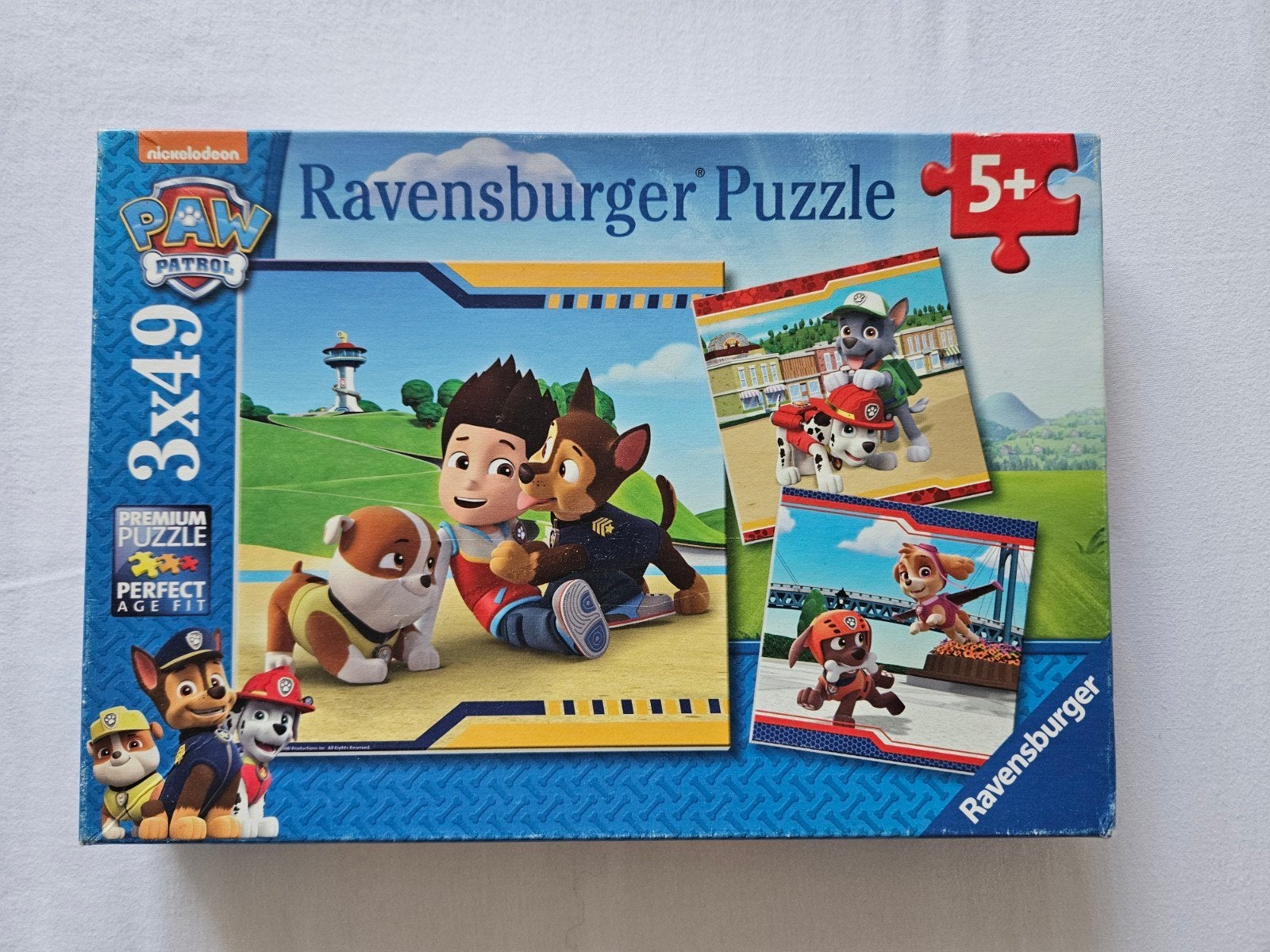 Ravensburger Paw Patrol Puzzel 3x49 stukjes, Ophalen of Verzenden, 10 tot 50 stukjes, Zo goed als nieuw, 4 tot 6 jaar