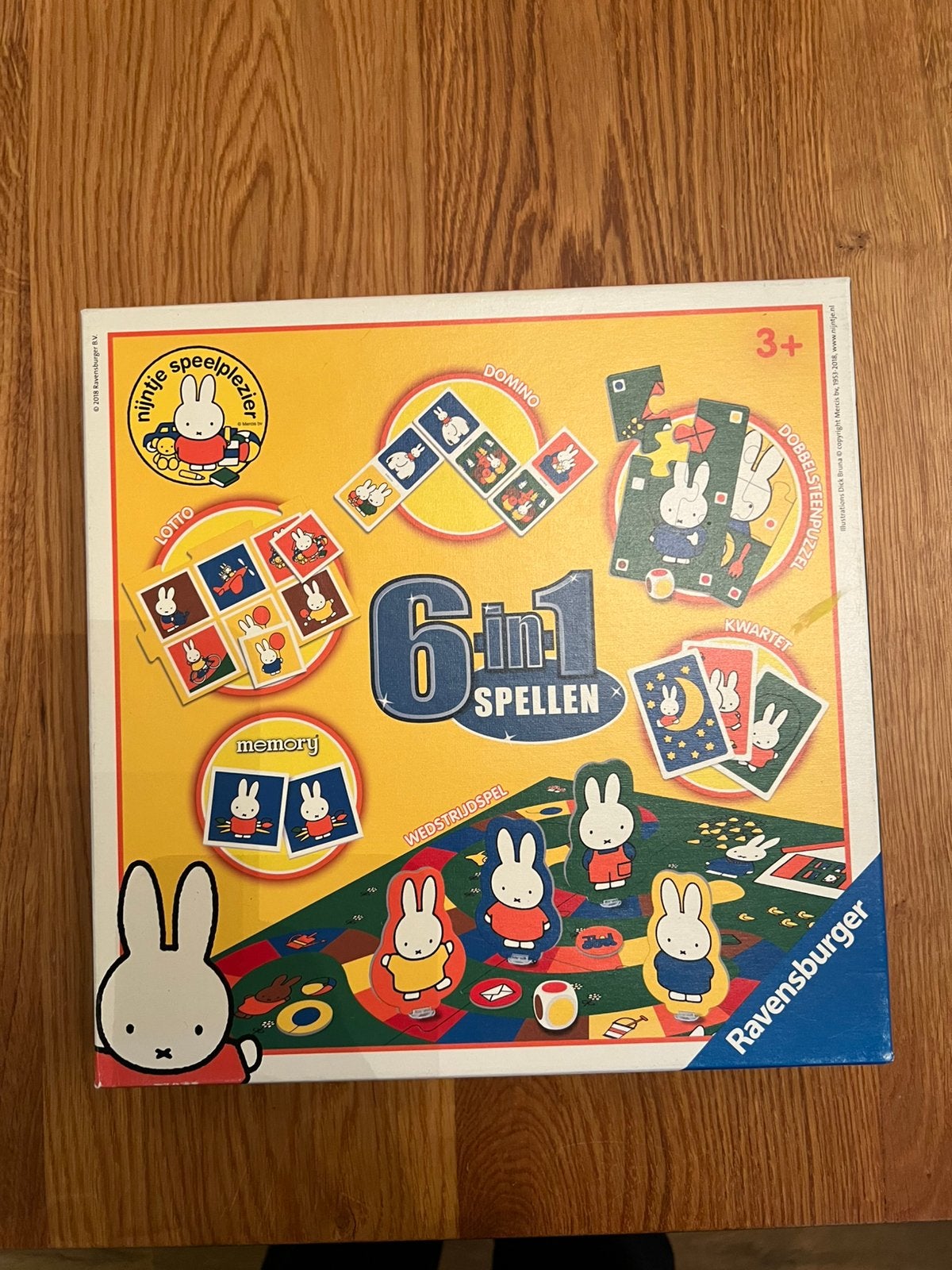 Ravensburger Nijntje 6-in-1 Spelletjesdoos, Ophalen of Verzenden, Gebruikt
