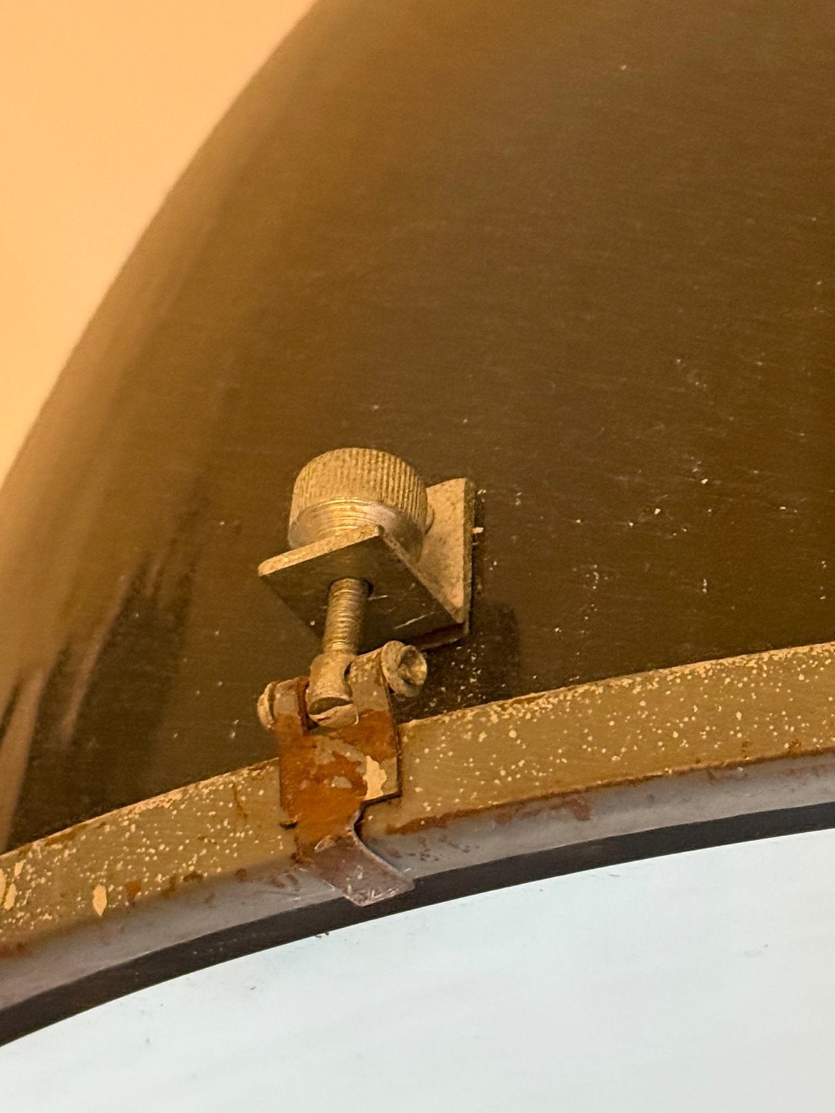 Originele Industriële Lamp - Neef Louis - Geëmailleerd, Ophalen, Gebruikt, Glas, Overige fittingen