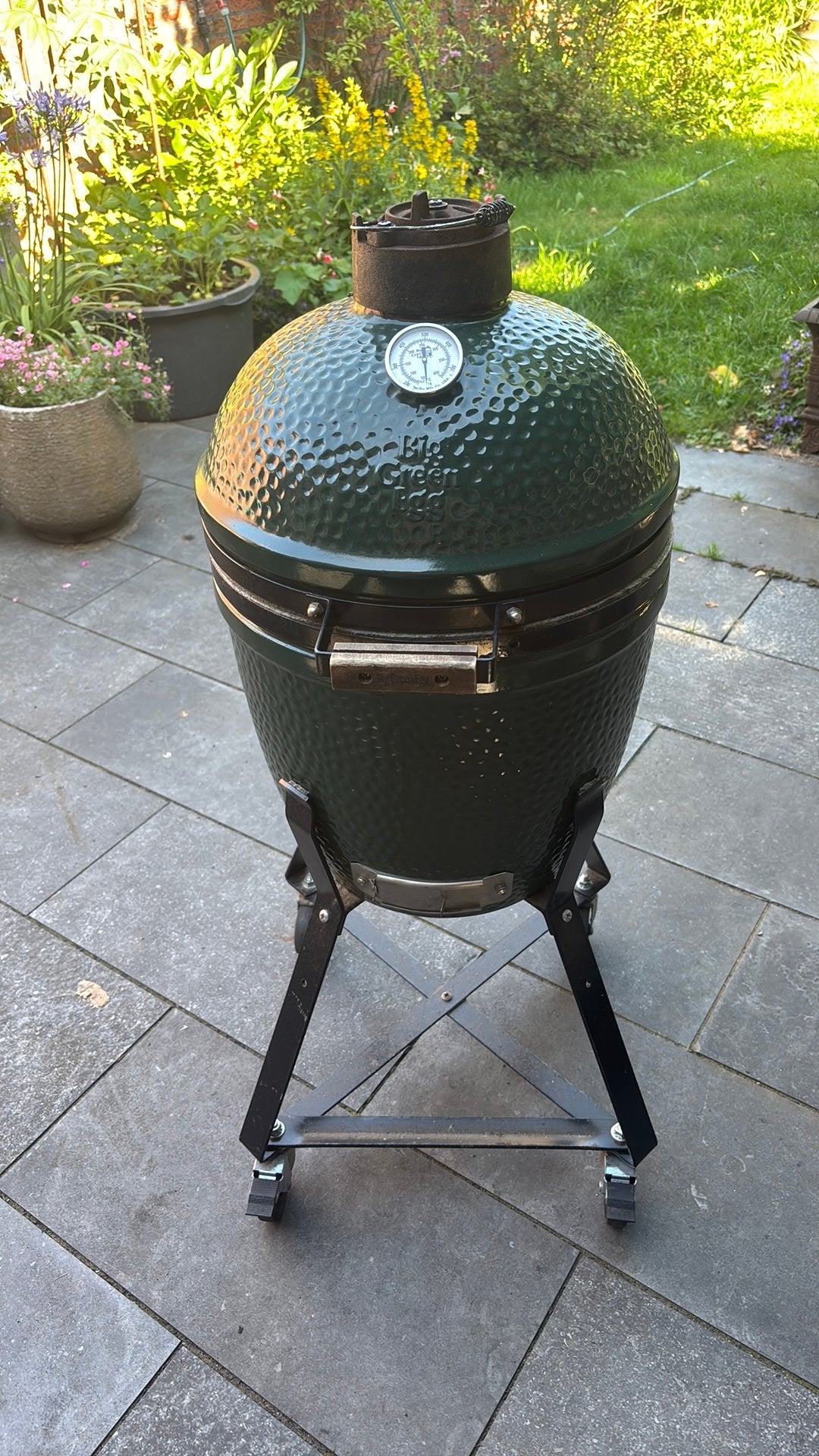 Green Egg Small, Tuin en Terras, Houtskoolbarbecues, Ophalen of Verzenden, Zo goed als nieuw